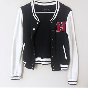 Navy Varsity Jacket